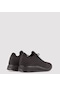 Triko Siyah Bağcıklı Erkek Spor Ayakkabı-Siyah (521648766)