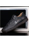 Yazlık Erkek İngiliz Modası Günlük Ayakkabı-siyah