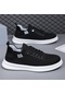 Yeni Flyknit Sport Hundred Moda Günlük Ayakkabı-siyah