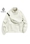 Sımıcg Çanta + Polar Sıcak Ve Kalınlaştırılmış Ceket Beyaz