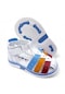 Beebron Ortopedik Erkek Bebek Sandaleti Cayman Serisi Cym2404b Beyaz Mavi Sarı