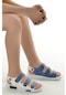Kiko Şb 23502508-5816 Orto Pedik Erkek Çocuk Sandalet Terlik Mavi
