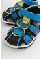 Mnpc Unisex Sax Mavi Deri Ortopedik Outdoor Çocuk Sandalet (531051804)