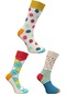 3 Çift Erkek Çorap Renkli Soket Erkek Çorabı (005)