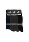 3'Lü Termal/Thermal Havlu Asorti Erkek Çorap Çok Renkli