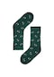 Fundaze Jack Russel Terrier Desenli Çorap Yeşil Standart