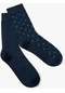 Koton 2'li Soket Çorap Seti Geometrik Desenli Lacivert 4sam80089aa 4SAM80089AA716