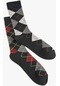 Koton 2'li Soket Çorap Seti Geometrik Desenli Siyah 4wam80231aa 4WAM80231AA999