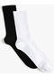 Koton 2'li Soket Tenis Çorap Seti Çok Renkli Multıcolor 4wam80380aa 4WAM80380AAMIX