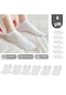 Kral Socks Pamuklu Terletmez Unisex Sneaker Çorap 6 Çift Beyaz
