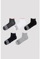Penti Erkek Striped Çok Renkli 5li Patik Çorap