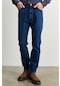 AC&Co / Altınyıldız Classics Erkek Mavi Comfort Fit Geniş Kesim Pamuk Denim Jean Kot Pantolon 4A0123200011MAV40