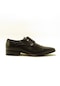 Fosco Fsc-2239 Siyah Erkek Yanlardan Iğne Baskılı Klasik Ayakkabı-Siyah