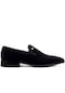Fosco - Siyah Renk Bağcıksız Erkek Klasik Ayakkabı
