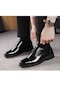 Ikkb Ilkbahar İş Çok Yönlü Günlük Erkek Klasik Ayakkabı Siyah Bağcıklı