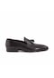 Kemal Tanca Deri Bağcıksız Erkek Klasik Ayakkabı 10366-Siyah