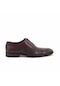 Mocassini Deri Bağcıklı Erkek Klasik Ayakkabı 40905-Bordo