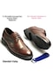 Özbek Kahverengi Hakiki Deri Günlük Ve Ofis İçin Klasik Ayakkabı