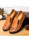 Erkek Deri Comfort Loafer - Sarı Kahverengi