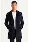 AC&Co / Altınyıldız Classics Erkek Lacı Standart Fit Normal Kesim Mono Yaka Yünlü Palto