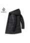 Sımıcg Genişletilmiş Sıcak Moda Pamuklu Ceket-siyah