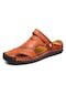 Sımıcg Yeni Yaz Erkek Sandalet-kırmızımsı Kahverengi