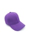Jmsstore Unisex Kavisli Ayarlanabilir Düz Renk Beyzbol Şapkası - Mor