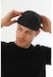 Kaşe Antrasit Arkadan Ayarlı Retro Hip-hop Takke Şapka