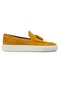 Deery Hakiki Süet Sarı Püsküllü Erkek Sneaker-Sarı