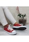 Fiyra 554 Kırmızı Kısa Unisex Sneaker Keten Spor Ayakkabı 001