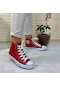 Fiyra 555 Kırmızı Uzun Unisex Sneaker Keten Spor Ayakkabı 001