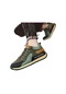 Ikkb Sonbahar Ve Kış Yeni Kadife Çekirdekli Moda Sıcak Erkek Casual Ayakkabı Yeşil