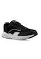 Mega Ortapedik Siyah Renk Fileli Bağcıklı Günlük Ayakkabı Sneaker