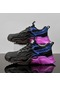 Sones Kaymaz Tabanlı Nefes Alabilen Spor Ayakkabı, Sneaker Sns002020 Siyah Mavi