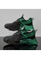 Sones Kaymaz Tabanlı Nefes Alabilen Spor Ayakkabı, Sneaker Sns002021 Koyu Yeşil