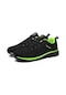 Yeşil Tuınanle Spor Ayakkabı Erkek Ayakkabısı Spor Ayakkabı Siyah Ayakkabı Rahat Erkek Kadın Örgü Ayakkabı Nefes Atletik Koşu Yürüyüş Spor Ayakkabı