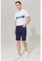 Ac&Co / Altınyıldız Classics Erkek Lacı Slim Fit Dar Kesim 5 Cep Armürlü Şort
