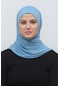 Altobeh Tesettür Kadın Düz Renk Penye Şal Hijab - Deniz mavisi