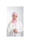 Pembe Pratik Hazır Geçmeli Tesettür Bone Sandy Kumaş Spor Hijab 2 Pembe