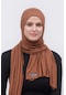 Altobeh Tesettür Kadın Düz Renk Penye Şal Hijab - Açık Çikolata