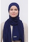 Altobeh Tesettür Kadın Düz Renk Penye Şal Hijab - Açık Lacivert