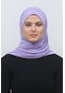 Altobeh Tesettür Kadın Düz Renk Penye Şal Hijab - Açık Lila