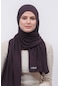 Altobeh Tesettür Kadın Düz Renk Penye Şal Hijab - Kahverengi