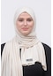 Altobeh Tesettür Kadın Düz Renk Penye Şal Hijab - Krem