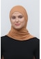 Altobeh Tesettür Kadın Düz Renk Penye Şal Hijab - Taba