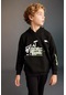 Defacto Erkek Çocuk Oversize Fit Kapüşonlu Sweatshirt C0357a823cwbk81