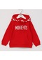 Erkek Çocuk Şardonlu Uzun Kol Sweatshirt - 16593 - Kırmızı - Kırmızı