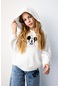 Defacto Kız Çocuk Disney Mickey & Minnie Relax Fit Kapüşonlu Sweatshirt B9871a824sper85