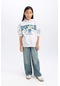 DeFacto Kız Çocuk Oversize Geniş Kalıp Kapüşonlu Baskılı Sweatshirt D4382A824WNGR379