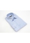 Açık Mavi Klasik Kesim Uzun Kol Düz Renk Erkek Gömlek // 150-3 Açık Mavi (345614592)